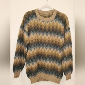 VINTAGE WOVEN CHEVRON SWEATER